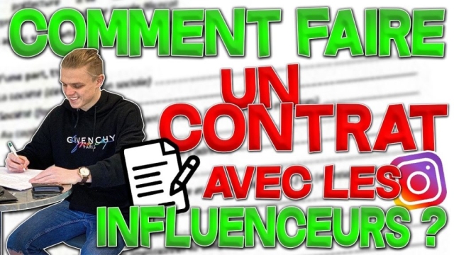 Comment Faire Un Contrat Avec Un Influenceur ?